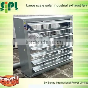 Vent Tool New Type 300W 36V Solar Panel Negative Pressure Cross Flow Ventilation Industrial Wall Fan With Brush Motor thumbnail-1