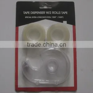 TAPE DISPENSER W/2 ROOLS TAPE WITH DECORATIVE DESKTOP thumbnail-1
