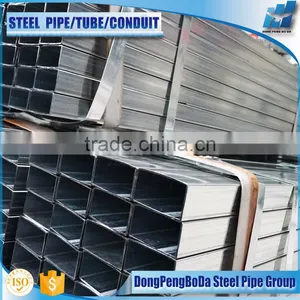 25*50*1.1mm Carbon Pre Galvanized Steel Pipe Hollow Section thumbnail-2