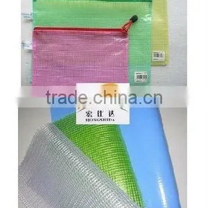High Quality of PVC Transparent Mesh Fabric thumbnail-1