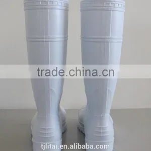 Pure White 2017 Ankle Gumboots,pvc Safety Shoes,cheap Work Boots thumbnail-5
