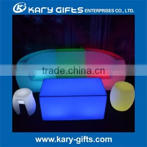 LED Glow Bar Coffee Round/cube Lighting Table With Magic Cleaner thumbnail-5