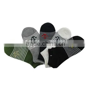 Wholesale Korea Stripe Slipper Man Loafer Socks thumbnail-5