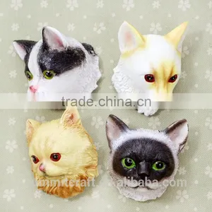 Resin Souvenir 3d Half Cat Stuck in Refrigerator Fridge Magnet thumbnail-1