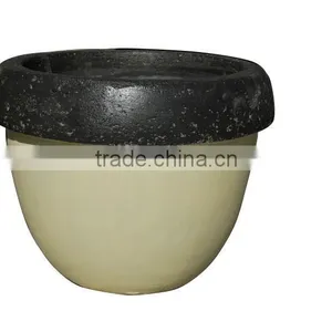 Vietnam Handmade Ceramic Glazed Outdoor Flower Pottery Pots thumbnail-3