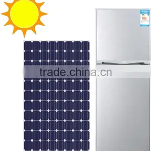 168L Solar Powered Household DC Compressor Upright Fridge thumbnail-1