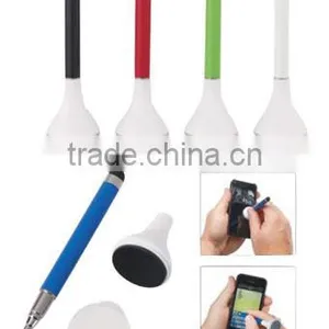 Promotional 3 in 1 Plastic Touch Ball Pen With Screen Cleaner thumbnail-1