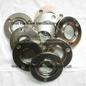 Steel Flange Fused Glass Oil Sight Glass Nickel Plated,easy to Mount on Equipment thumbnail-3