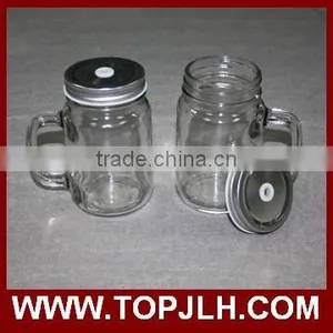 China Professional Logo Printed Sublimation Glass Cup Mason Jars thumbnail-1