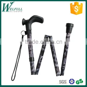 Foldable Walk Cane, Walk Stick for Old, PP Especial Handle, SZ17017F thumbnail-1