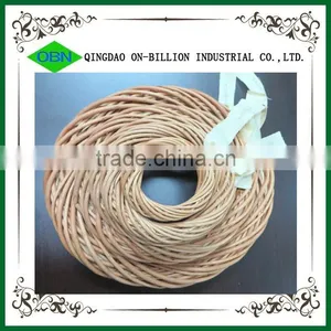 Wholesale Manufacturer Customized Willow Wicker Wreath Artificial Flower Decoration Christmas Wreath thumbnail-2