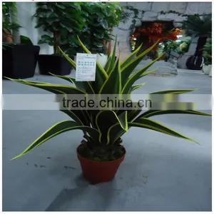 Indoor Plants Plastic Small Artificial Plant Agave Bonsai thumbnail-1