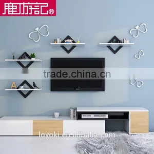2017 New Arrival Mdf Wood Home Wall Mount Shelf Floating Shelf thumbnail-3