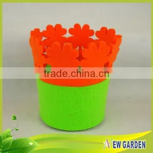 Gorgeous Designs Metal Artificial Lacy Flower Pot For Home Decor thumbnail-5