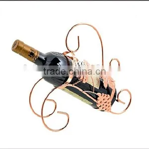 Decorative Iron Wine Bottle Holder Shelf thumbnail-1