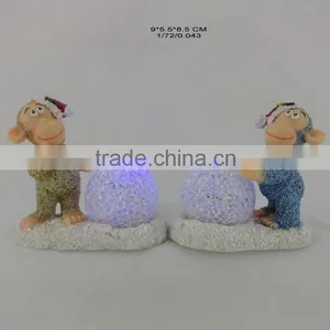 Resin Christmas Monkey Sculpture for 2016 thumbnail-4