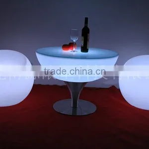 High Quality PE Plastic Led Table Lamp Led Cube Furniture Led Coffee Table thumbnail-5