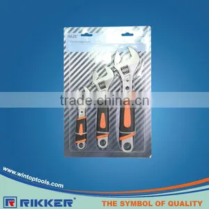 3PCS Heavy Duty Handle Adjustable Wrench thumbnail-1