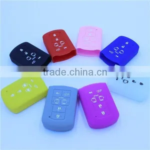 7 Buttons Silicone Car Key Case, Key Jackets for Toyota. Silicone Car Key Cover thumbnail-1
