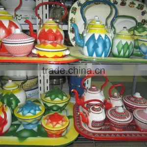 High Quality Tea Pot Water Enamel Kettle in Middle East Market thumbnail-1