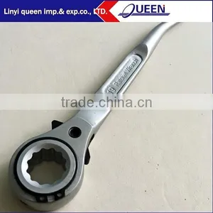 19/21mm Steel Flush Short Podger Ratchet Scaffold Wrench thumbnail-3