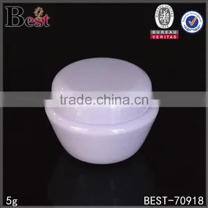 5g Mini Plastic Cosmetic Packaging Cream Jar, Cosmetic Cream Jar With Logo Design thumbnail-5