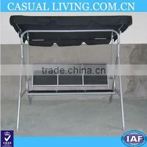 Patio Black Garden Swing Seats Swing Frame thumbnail-1
