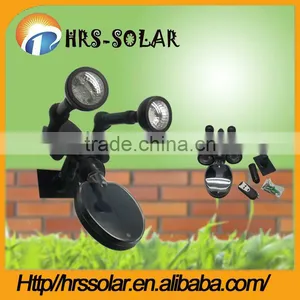 New Product CE RoHS Double or Triple Head Solar Spot Light thumbnail-1