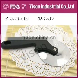 Round Stainless Steel Pizza Knife, Pizza Cutter, Pizza Wheel (SG15) thumbnail-1