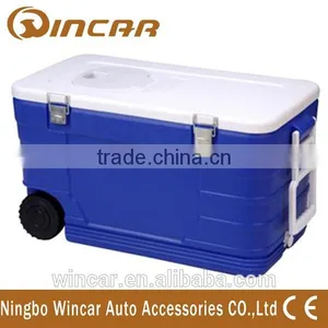 52L Capacity Blue Color Ice Cooler Box thumbnail-1