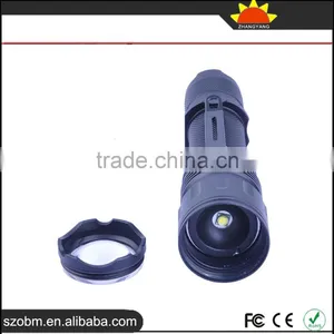 Wholesale T6 LED 1000Lm 3 Mode Strong Light Flashlight ,tactical Torch With Flashlight Mount thumbnail-4