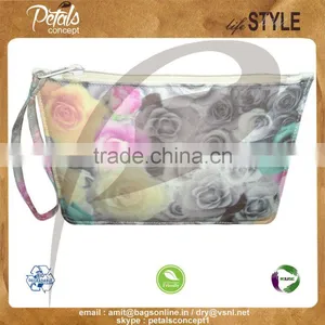 Customized Printing Canvas Zip Make up or Gadget Storage Bag Pouch thumbnail-3