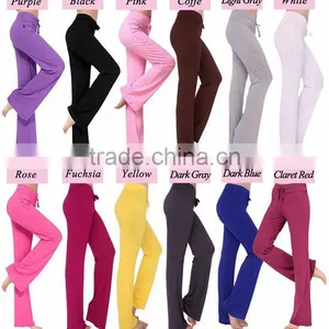 Wholesale Women Modal Yoga Leggings Pants Yoga Pants Sport Slim Pants thumbnail-3