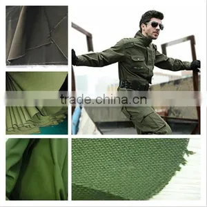 100% Cotton Army Green Military Green Olive-green Fabric thumbnail-1
