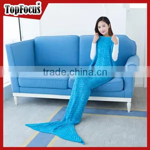 Custom Wholesale Sexy Girls Women Mermaid Tail Blanket thumbnail-4