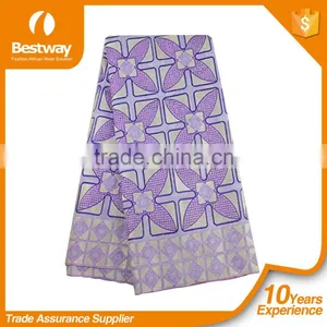Competitive Price Artistic Design Swiss Cotton Lace Fabric Swiss Voile Lace Factory Bestway Textile SL0356 thumbnail-1