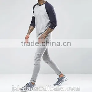 Design Your Own Summer 3/4 Raglan Sleeve Sports T-shirt From China Reliable Garment Factory Trade Assurance thumbnail-4