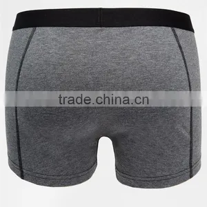 3 Pack Mens Cheap Boxer Briefs Trunks With Contrast Stitching thumbnail-2