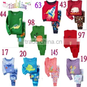 Boys Long Sleeve Cotton Pajamas Suits Kids Sleeping Wear Children Fashion Brand Clothes thumbnail-1