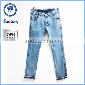 2016 Custom Fashion Cotton Kid Boy Jeans for Spring thumbnail-1