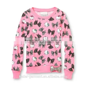 Girls Sweatshirt Hello Kitty Pink Sweatshirt thumbnail-1