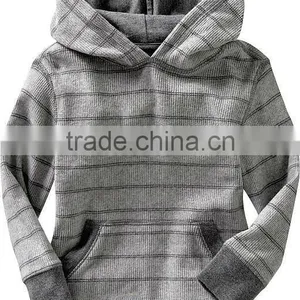 CHILDREN STRIPED PULLOVER HOODY thumbnail-1