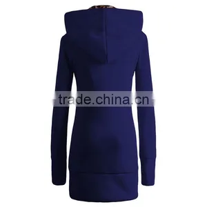 Wholesale Design Casual and Fashion Ladies Long Hoodie Coat Winter Dress thumbnail-6