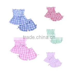 2017 Warm Color Baby Wear Kids Smocked Children Infant Clothing Wholesale Toddler Clothing thumbnail-1