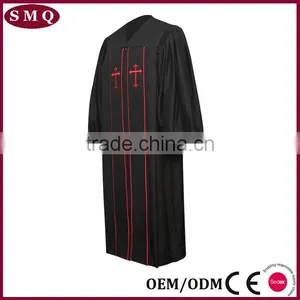 Black Cheap Clergy Robes for Women thumbnail-2