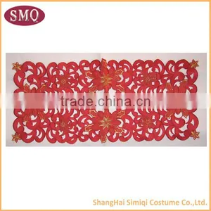 Hot Sell Custom Flower Design Embroidered Rectangular Tablecloth thumbnail-1