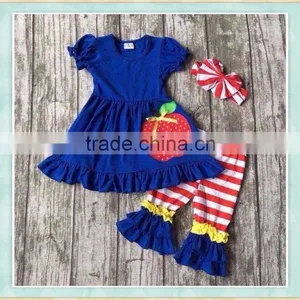 2017factory Wholesale Hot Sale Girl's Back to School Summer Clothing thumbnail-1