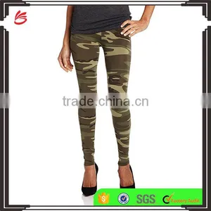 Custom Women's Printed Wholesale Sublimation Camo Sports Gym Legging Sexy Yoga Pants Gym Wear thumbnail-1