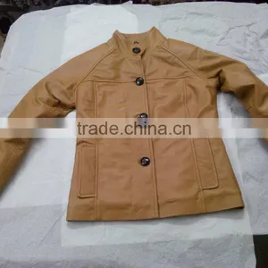 Women Leather Long Coat With Front Zipper thumbnail-6