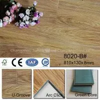 Waterproor Unilin U-Groove Wood Laminated Flooring (FOB Price) thumbnail-1
